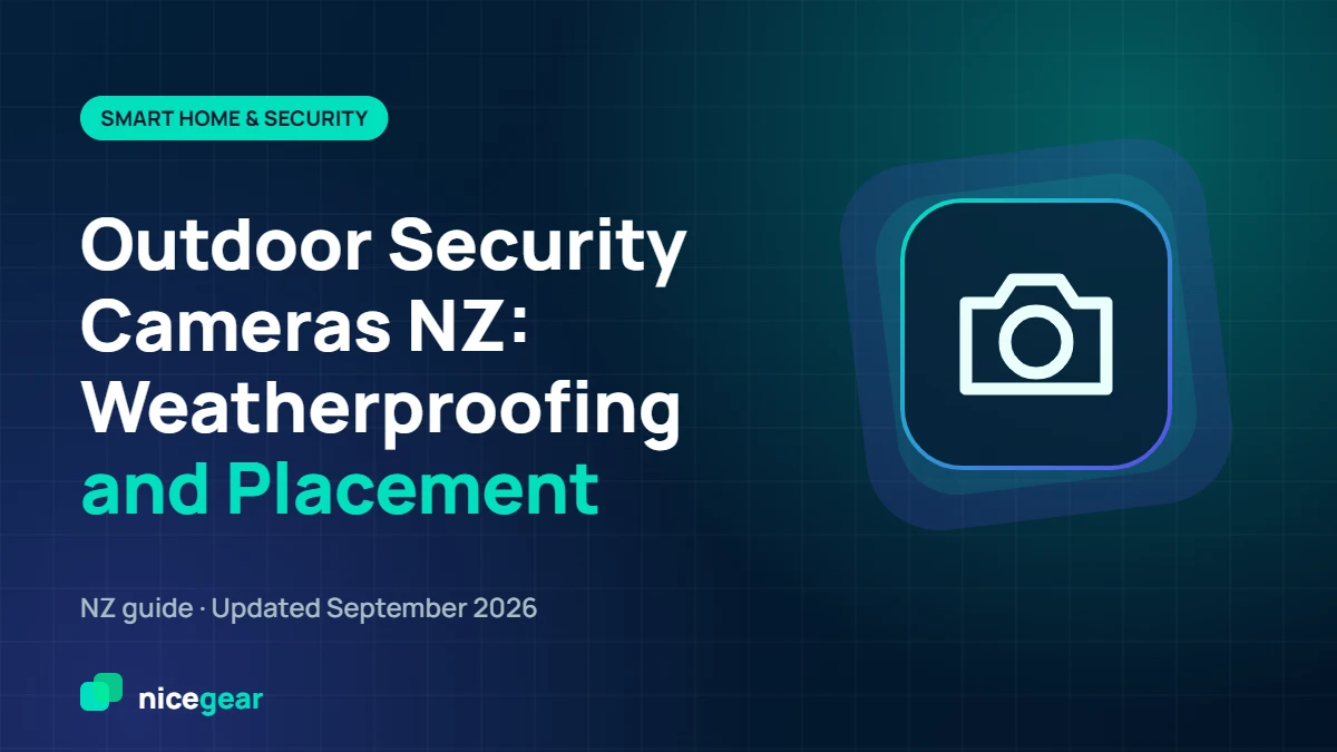 Outdoor security cameras NZ guide: weatherproofing, placement and what to buy