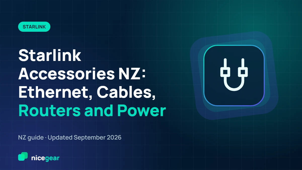 Starlink accessories NZ guide to Ethernet adapters, cables, routers and power