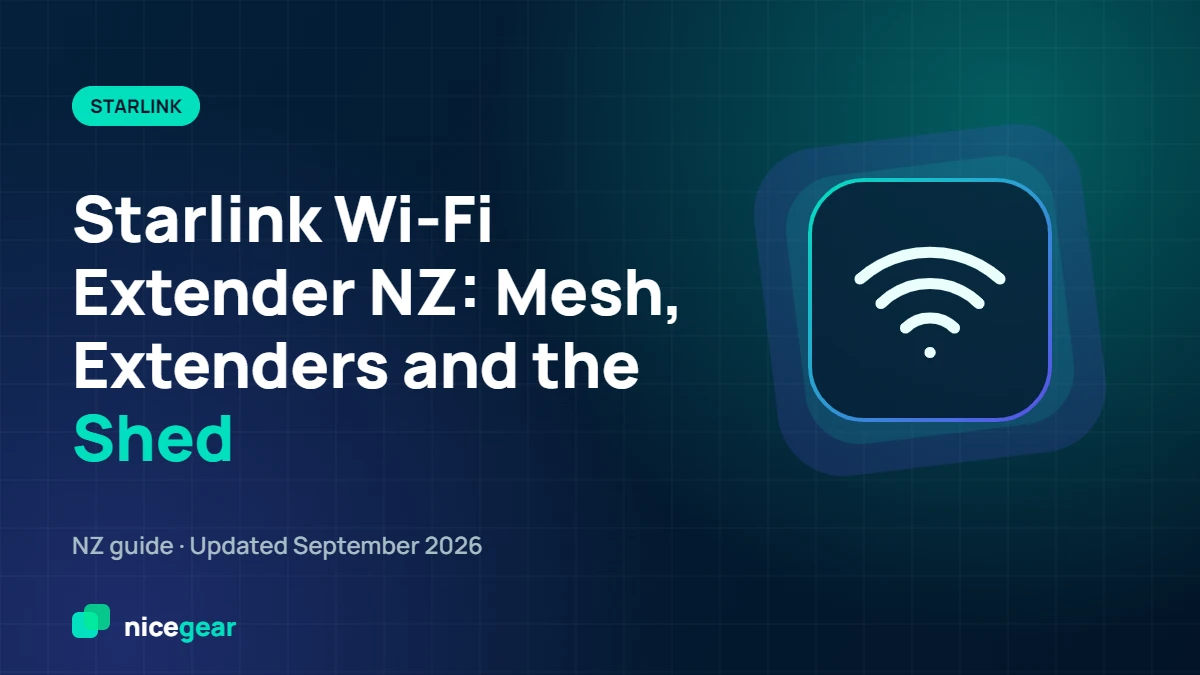 Starlink Wi-Fi extender NZ guide to mesh, extenders and outbuildings